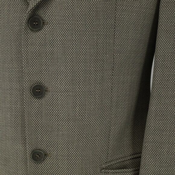 Mani Sport Coat Mens 40S Taupe Brown Wool Mens Jacket 3 Button Saks Fifth Ave - Picture 7 of 16